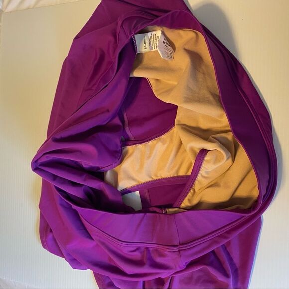 L.L. Bean Women’s Purple fuschia Pink Swimsuit Bathing Suit bottom Skirt 18 - Picture 6 of 9